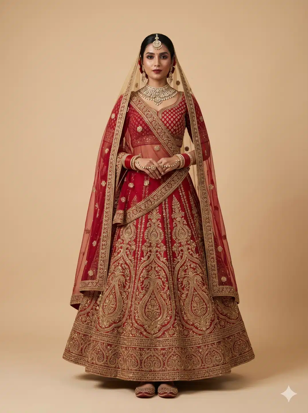 Royal Crimson Bridal Lehenga